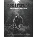 RPG Legends Hexagon Grid Paper Book: Large Hexagonal Grid for Games, Design, Create Your Unique Maps, Fantasy Worlds and Mythical Characters 8.5x11 In