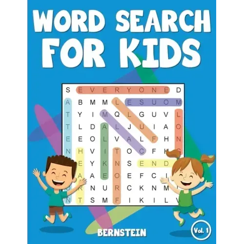Word Search for Kids: 200 Easy Word Search Puzzles with Solutions - Large Print (Vol.1)