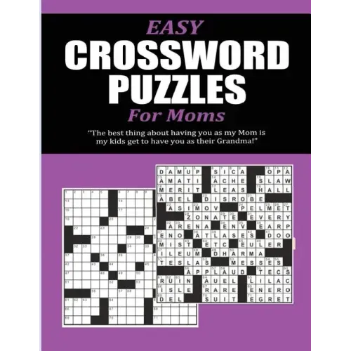 Easy Crossword Puzzles for Moms