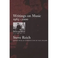 Writings on Music, 1965-2000