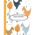 Primary Composition Notebook: Primary Composition Notebook Story Paper - 8.5"x11" - Grades K-2: Cute Little Dinosaur School Specialty Handwriting Pa
