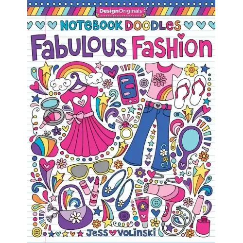 Notebook Doodles Fabulous Fashion: Coloring & Activity Book