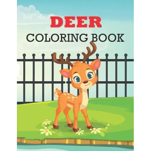 Deer Coloring Book: deer coloring book kids relaxation
