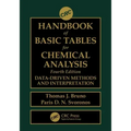 CRC Handbook of Basic Tables for Chemical Analysis: Data-Driven Methods and Interpretation
