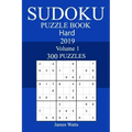 300 Hard Sudoku Puzzle Book 2019