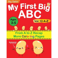 My First Big ABC Book Vol.10: Preschool Homeschool Educational Activity Workbook with Sight Words for Boys and Girls 3 - 5 Year Old: Handwriting Pract