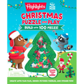 Christmas Puzzle and Play: Build with 100 Pieces!: Holiday Set with Hidden Objects and Plus-Plus Building Blocks for Kids Ages 5 and Up