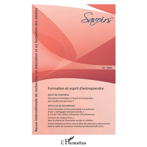 Formation et esprit d'entreprendre