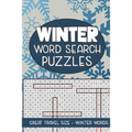 Winter Word Search Puzzles: Seek and Find Word Circle Puzzle Book Seasonal Activity Book for Kids and Adults