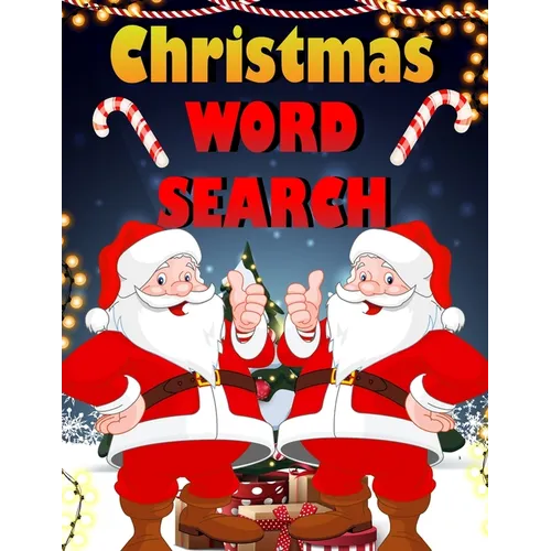Christmas word search.: Easy Large Print Puzzle Book for Adults, Kids & Everyone for the 25 Days of Christmas.