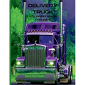 Delivery Truck Coloring Book for Kids: The Ultimate Delivery Truck Coloring Book with 50 Designs of Trucks A Fun Coloring and Activity Book with Deliv