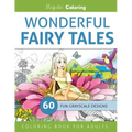 Wonderful Fairy Tales: Grayscale Coloring Book for Adults