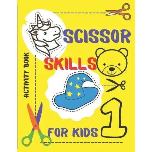 ACTIVITY BOOK: Age 3 to 5 years.Practice of cutting for children with scissors.Children 3,4,5 years old.Animals. Figures. Numbers.