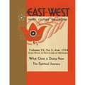 Volume VI, No 3: January 1934: East-West: A New Look at Old Issues