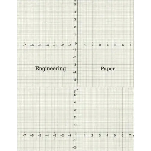 Engineering Paper: Quad Rule graph paper,8.5 x 11 (5x5 graph paper) 100 pages