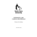 Internet Law: Cases & Materials (2019 Edition)