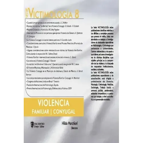 Victimología 8: Violencia Familiar - Conyugal