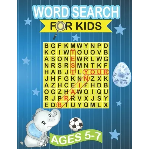 Word Search for Kids Ages 5-7: Word Search Puzzles for kids and find word