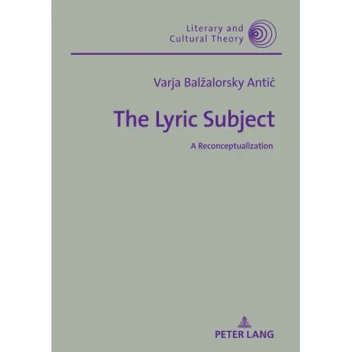 The Lyric Subject: A Reconceptualization