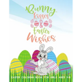 Bunny Kisses & Easter Wishes Coloring Book For Girls 4-8: Stress-Relief Activities For Kids