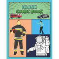 Blank Comic Book: Rescue Worker Theme for Boys, Make your own Comics - Astronaut, Police, Firefighter