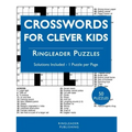 Crosswords For Clever Kids: 50 Crossword Puzzles For Bright and Intelligent Children, Brain Exercise, Vocab Learning