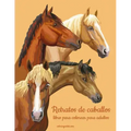 Retratos de caballos libro para colorear para adultos