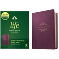 NLT Life Application Study Bible, Third Edition (Leatherlike, Purple, Red Letter)