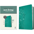 NLT Super Giant Print Bible, Filament Enabled (Leatherlike, Peony Rich Teal, Red Letter)