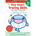 Play Smart Tracing Skills Age 2+: Preschool Activity Workbook with Stickers for Toddlers Ages 2, 3, 4: Learn Basic Pen-Control Skills with Crayons, Pe