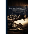 Zum Andenken an Joh. Friedr. Blumenbach.