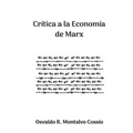 Crítica a la Economía de Marx