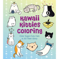 Kawaii Kitties Coloring: Color Super-Cute Cats in All Their Glory