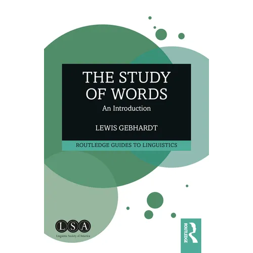 The Study of Words: An Introduction - Paperback