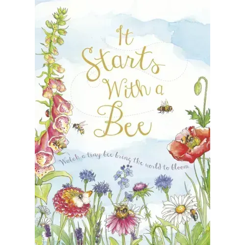 It Starts with a Bee: Watch a Tiny Bee Bring the World to Bloom