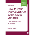 How to Read Journal Articles in the Social Sciences