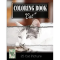 Kittens Cat Sketch Gray Scale Photo Adult Coloring Book, Mind Relaxation Stress Relief: Just added color to release your stress and power brain and mi