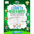 My First Learn To Read & Write Activity Workbook: For Kindergarten & Preschool Kids Learning Reading & Writing. Tracing Practice Book. - Ages 3-5