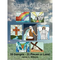 Signs of God Religious Stained Glass Patterns: 35 Designs - 22 Pieces or Less!