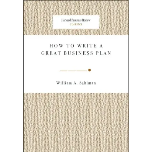 How to Write a Great Business Plan