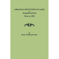 Original Patentees of Land at Washington Prior to 1700