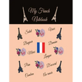 My French Notebook: Ruled 6 sections Notebook/Diary with some useful French expressions