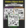 Hidden Objects Book For Adults: Seek and Find the Holidays Objects in the Pictures