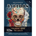 Realistic Tattoos Coloring Book for Adults