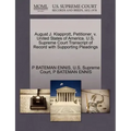 August J. Klapprott, Petitioner, V. United States of America. U.S. Supreme Court Transcript of Record with Supporting Pleadings