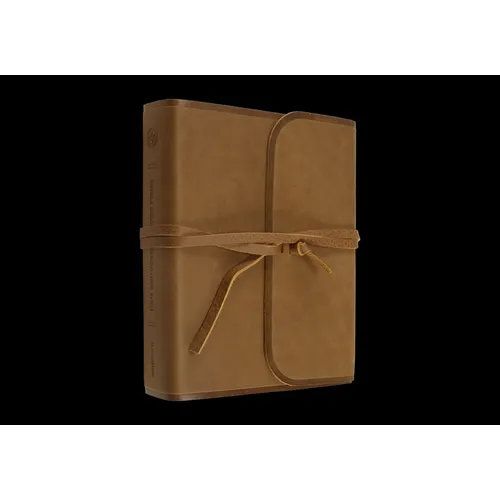 ESV Single Column Journaling Bible (Natural Leather, Brown, Flap with Strap)