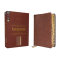 Nkjv, Thompson Chain-Reference Bible, Leathersoft, Brown, Red Letter, Thumb Indexed, Comfort Print