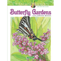 Creative Haven Butterfly Gardens Coloring Book