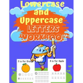 Lowercase and Uppercase letters Workbook: trace letters alphabet handwriting practice workbook, trace letters worksheet, upper and lowercase letters w