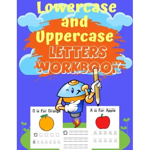 Lowercase and Uppercase letters Workbook: trace letters alphabet handwriting practice workbook, trace letters worksheet, upper and lowercase letters w